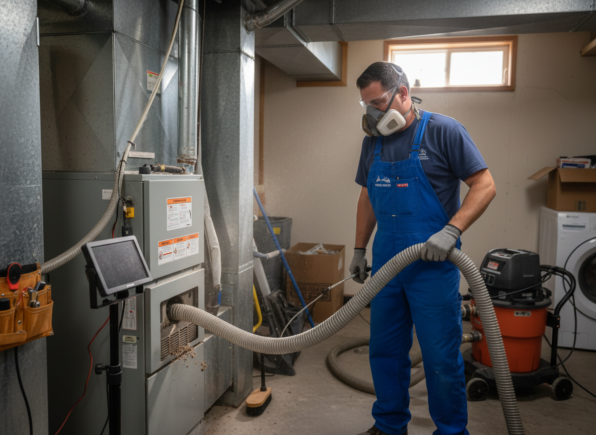 Residential Air Duct Cleaning in Holladay